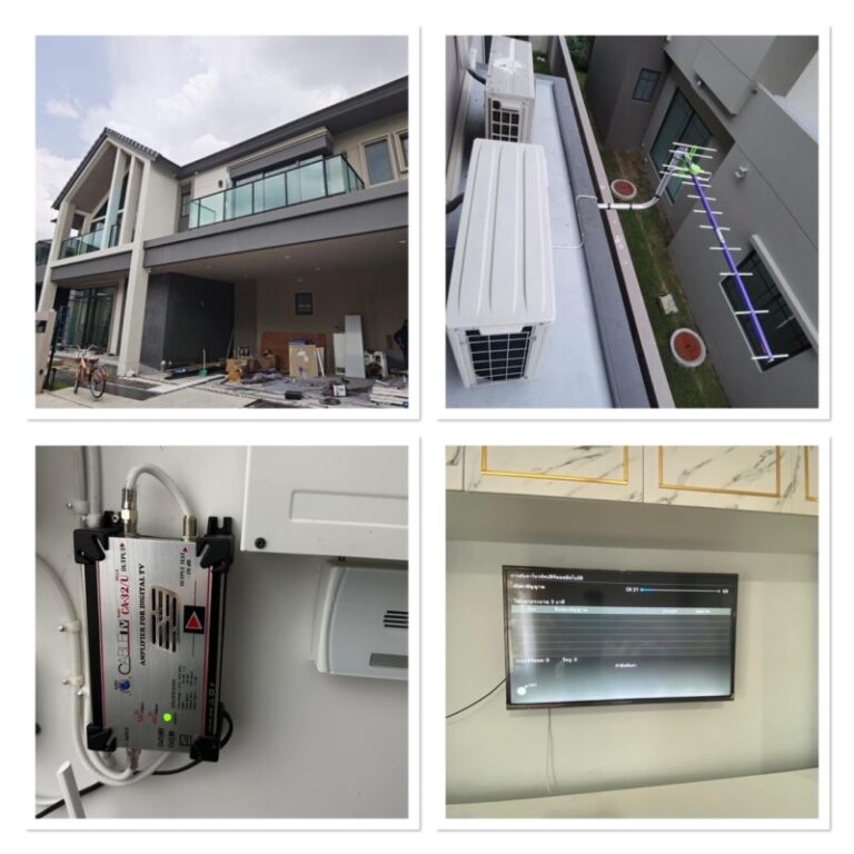 รับติดตั้งเสาอากาศทีวีพระสมุทรเจดีย์