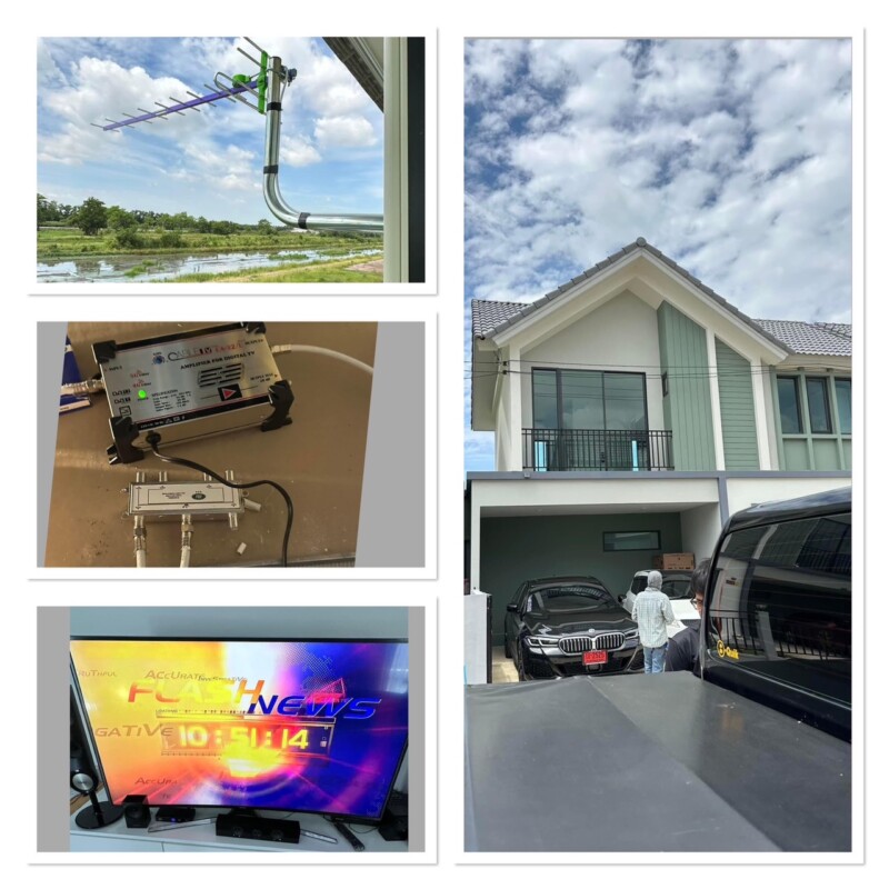 รับติดตั้งเสาอากาศทีวีสำโรงเหนือ